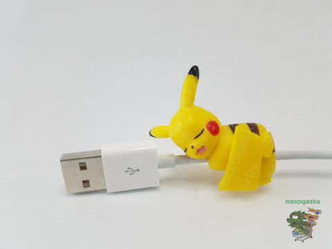 Protector / Adorno para cable USB de Pokémon, varios modelos.
