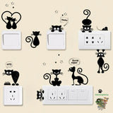 Stickers para interruptores y apagadores de gatos