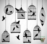 Sticker de Pájaros y Jaulas: Love is a perpetual belief